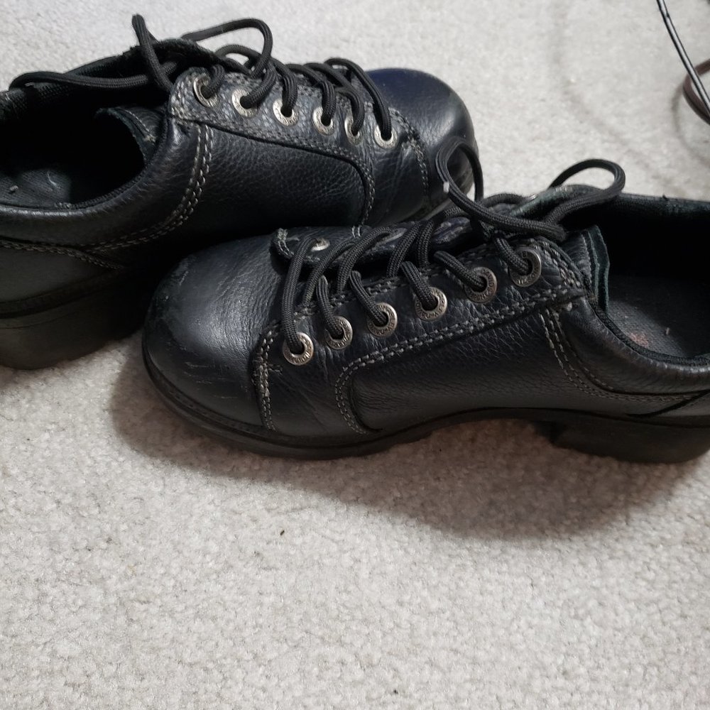 Womens Leather Harley Davidson boots